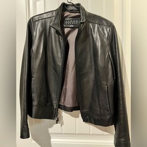 Sienna Studio supple and oh so soft black leather jacket.